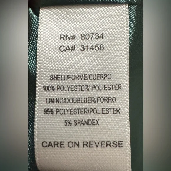 CK Dark Green Women's Dress - Picture 5 of 5